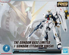 RG 1/144 Gundam Base Limited ν Gundam Titanium Finish