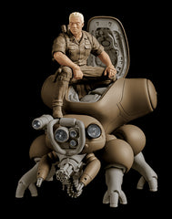 PLAMAX Minimum Factory Ghost in the Shell Manga Edition MF-95 Batou with Fuchikoma 1/20 Scale