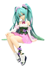 FuRyu Noodle Stopper Figure Hatsune Miku Flower Fairy Morning Glory Pink Color