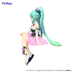 FuRyu Noodle Stopper Figure Hatsune Miku Flower Fairy Morning Glory Pink Color