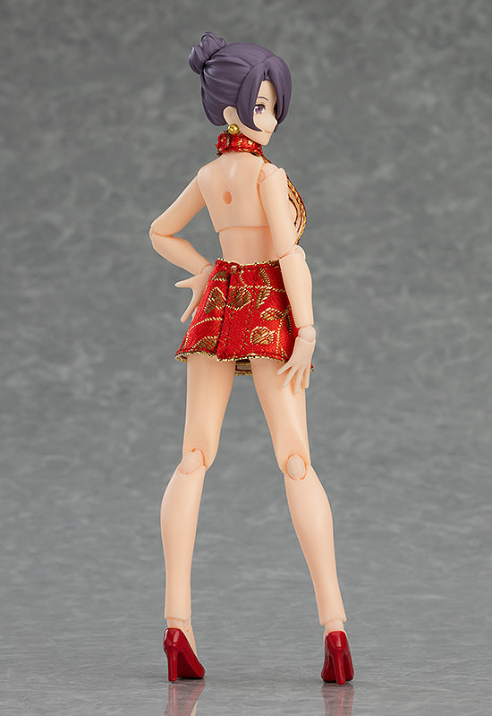 Figma Female Body (Mika) with Mini Skirt Chinese Dress Outfit