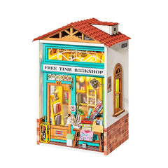 Rolife Diy Mini House Free Time Bookshop