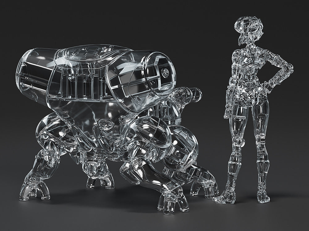 PLAMAX Minimum Factory Ghost in the Shell Manga Edition MF-96 Motoko Kusanagi with Fuchikoma Thermoptic Camouflage Version 1/20 Scale