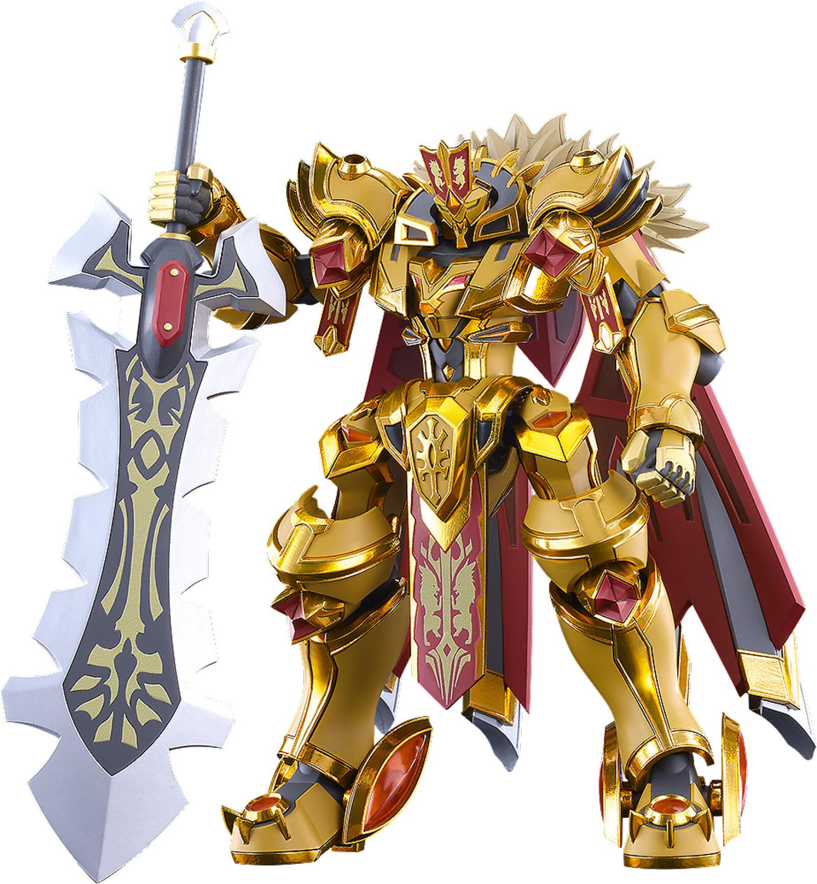 Moderoid Knights & Magic Goldleo Royal Metallic Version Main image