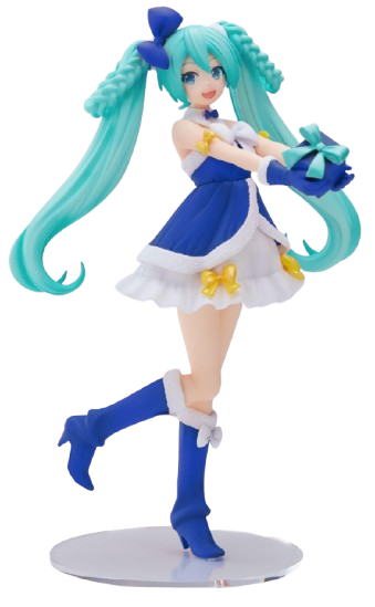 [Pre-Order] GSC Character Vocal Series 01 Hatsune Miku Series High Premium Figure Hatsune Miku Sapphire Christmas Version Main image