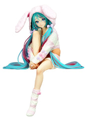 FuRyu Noodle Stopper Hatsune Miku Rabbit Ear Hood Pajama Pre-Order