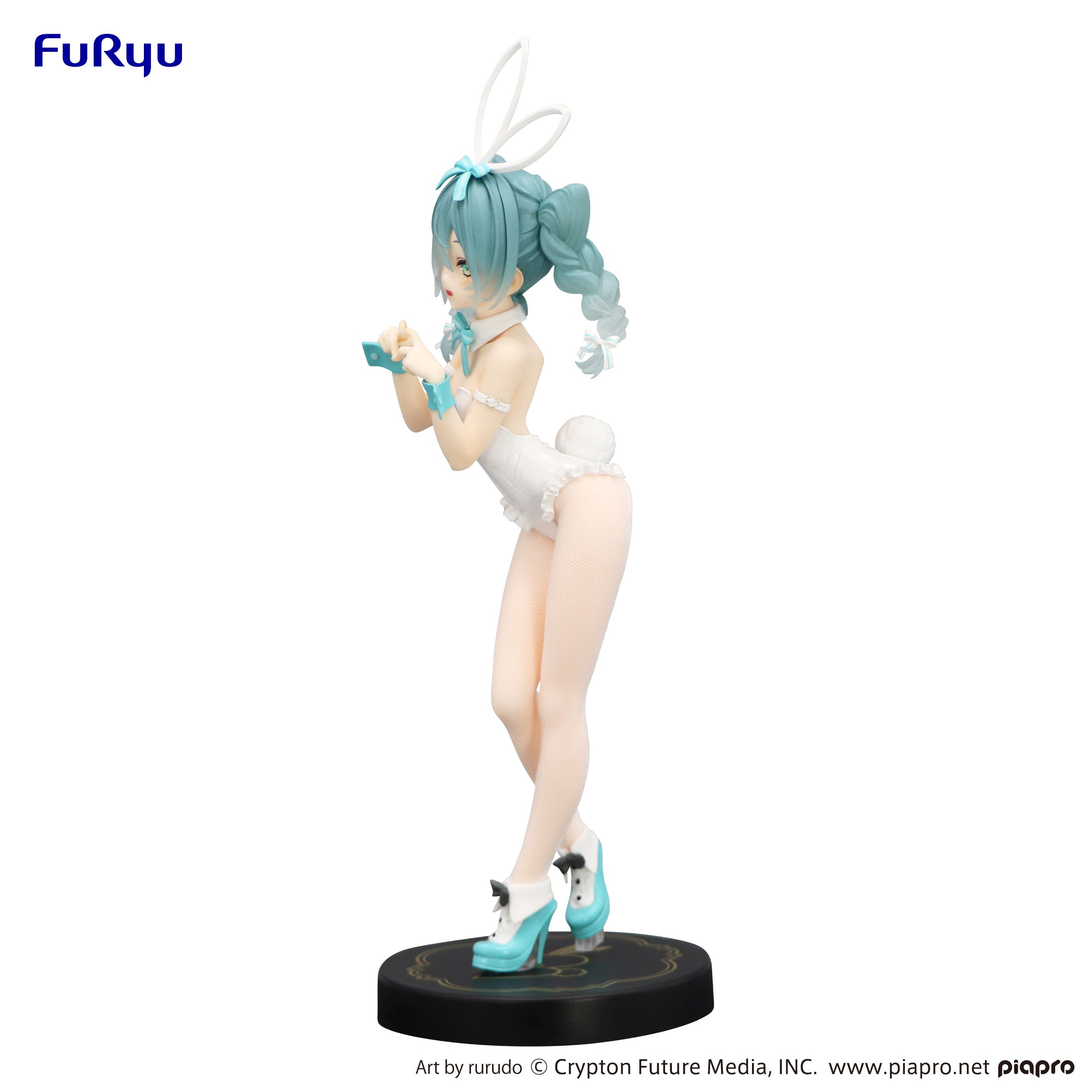 FuRyu BiCute Bunnies Figure Hatsune Miku Rurudo White Color Ver Secondary image