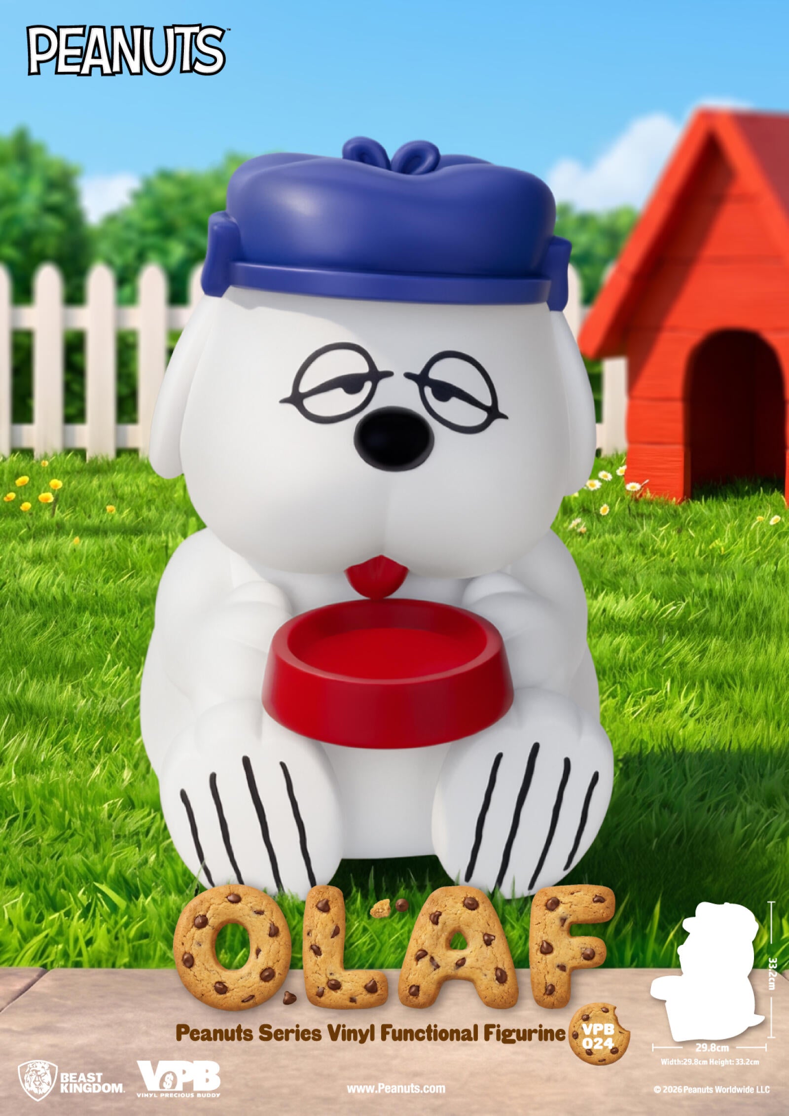 Beast Kingdom Peanuts Series Vinyl Functional Figurine Olaf