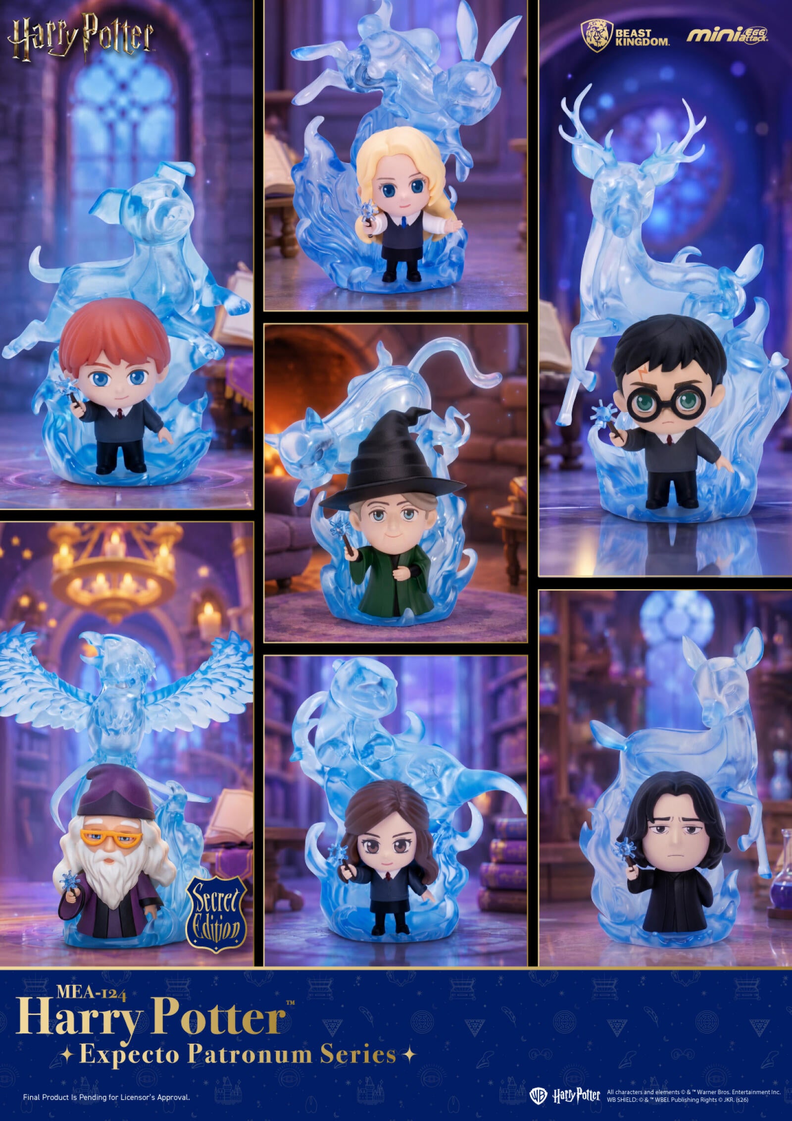 Beast Kingdom Mini Egg Attack Harry Potter Expecto Patronum Series Blind Box Set (6 in the Assortment) Main image