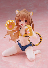 [Pre-Order] TAITO Toradora! Desktop Cute Figure Taiga Aisaka (Tiger Costume Swimwear Version)