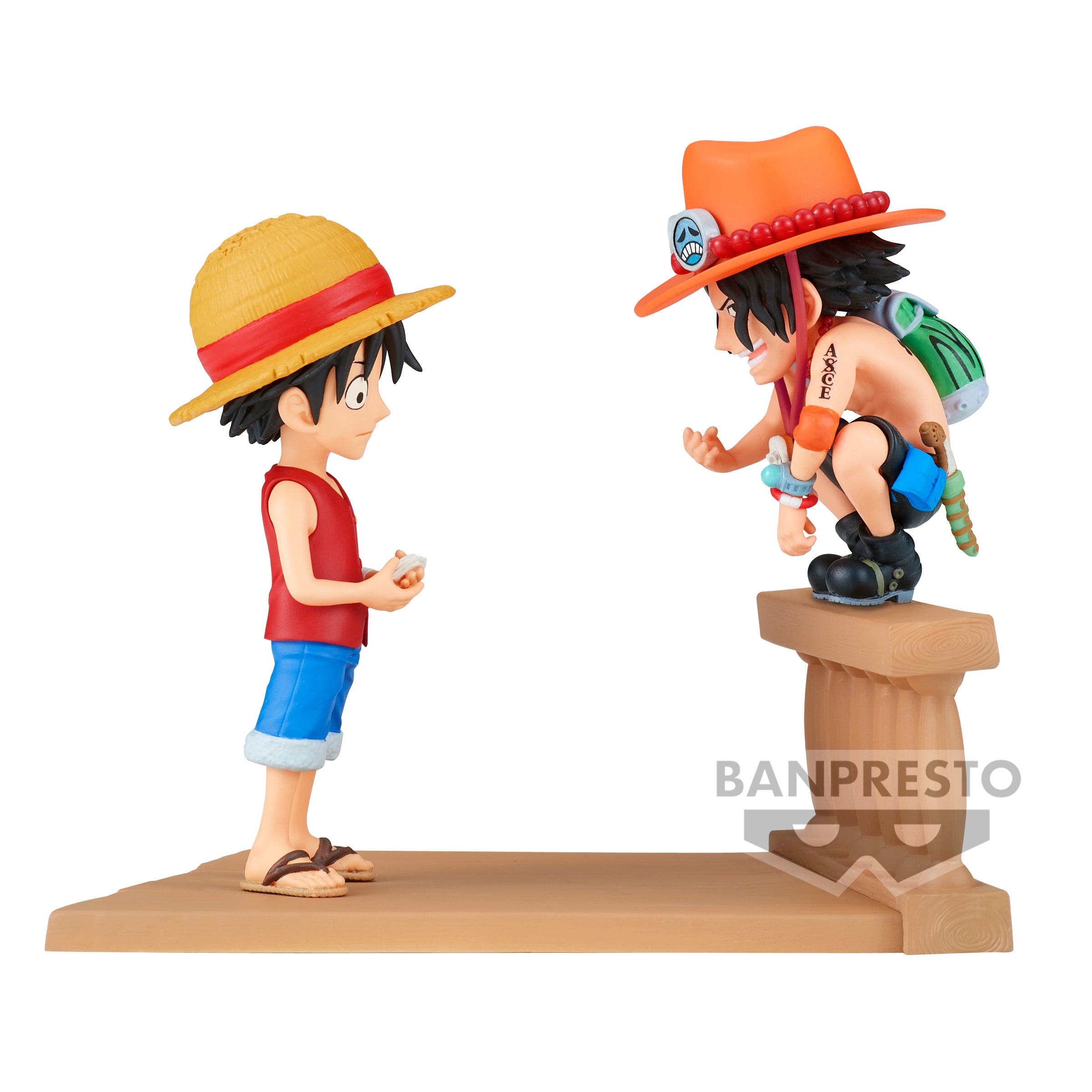 Banpresto ONE PIECE WCF LOG STORIES-MONKEY.D.LUFFY & PORTGAS.D.ACE- Main image