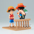 Banpresto ONE PIECE WCF LOG STORIES-MONKEY.D.LUFFY & PORTGAS.D.ACE-