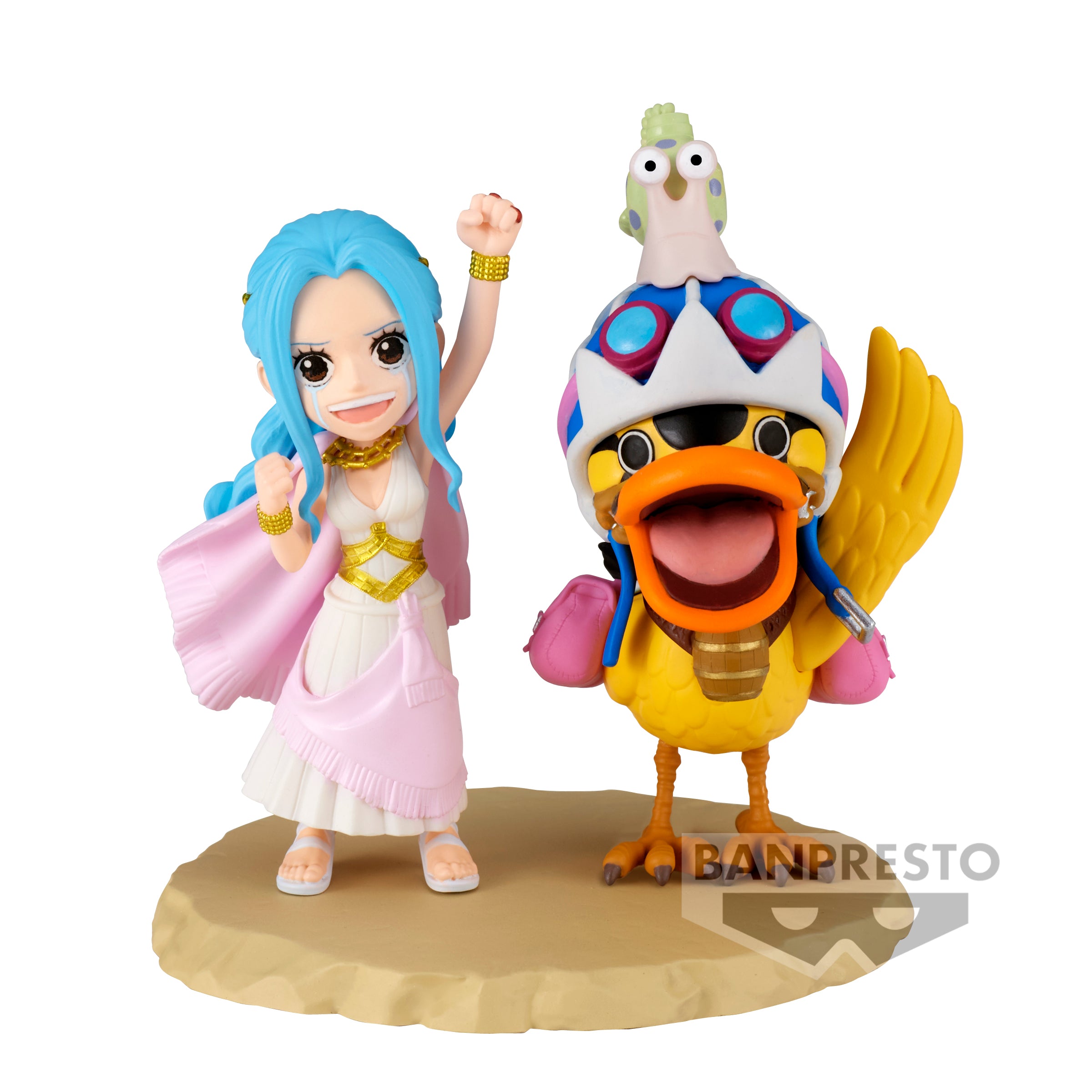 Banpresto ONE PIECE WORLD COLLECTABLE FIGURE LOG STORIES-NEFELTARI VIVI & KAROO Main image
