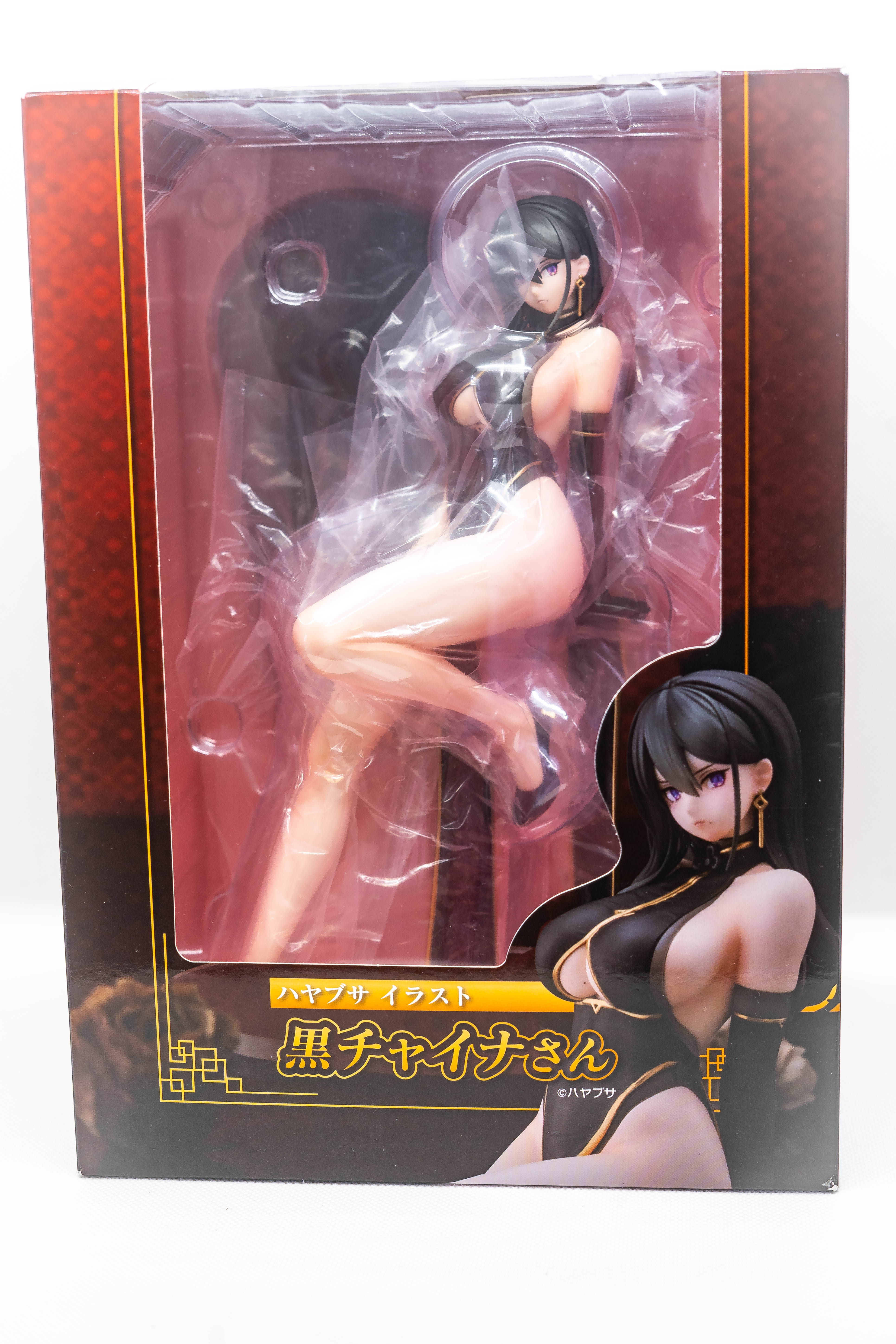 [Pre-Owned] Hayabusa Illustration Black China Dress-chan Main image