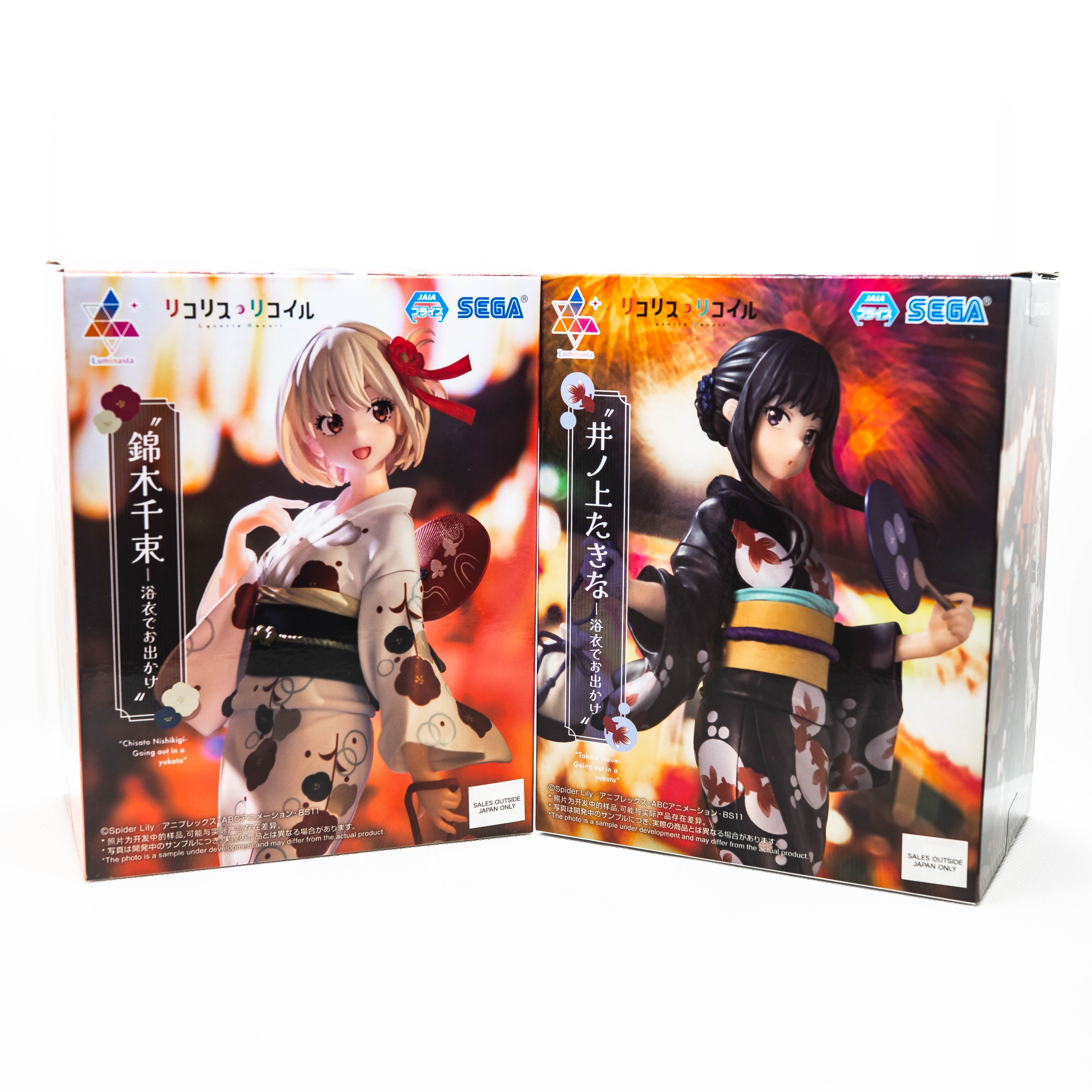 [Pre-Owned] SEGA Luminasta Lycoris Recoil Chisato & Takina Going Out in a Yukata Main image