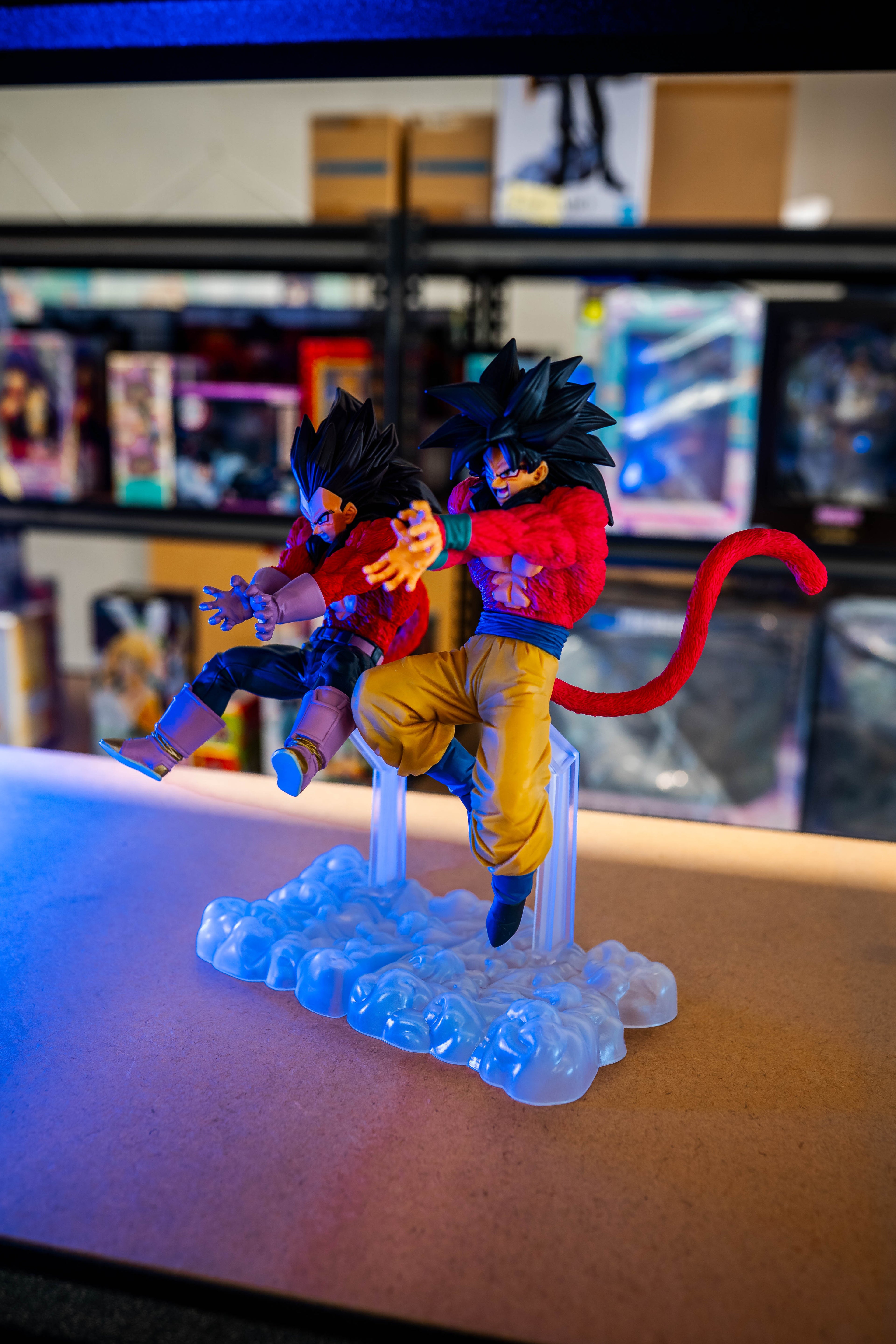 [Pre-Owned] Banpresto DRAGON BALL GT TAG FIGHTERS-SUPER SAIYAN 4 GOKU and VEGETA SET