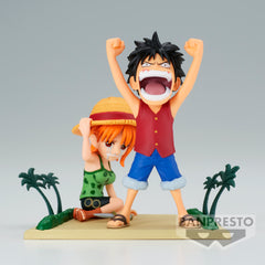 Banpresto ONE PIECE WORLD COLLECTABLE FIGURE LOG STORIES-MONKEY.D.LUFFY & NAMI-