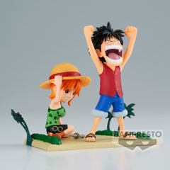 Banpresto ONE PIECE WORLD COLLECTABLE FIGURE LOG STORIES-MONKEY.D.LUFFY & NAMI-