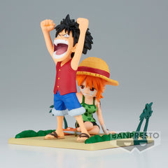 Banpresto ONE PIECE WORLD COLLECTABLE FIGURE LOG STORIES-MONKEY.D.LUFFY & NAMI-