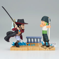 Banpresto ONE PIECE WORLD COLLECTABLE LOG STORIES-RORONOA ZORO VS DRACULE.MIHAWK-