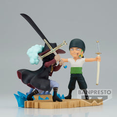 Banpresto ONE PIECE WORLD COLLECTABLE LOG STORIES-RORONOA ZORO VS DRACULE.MIHAWK-