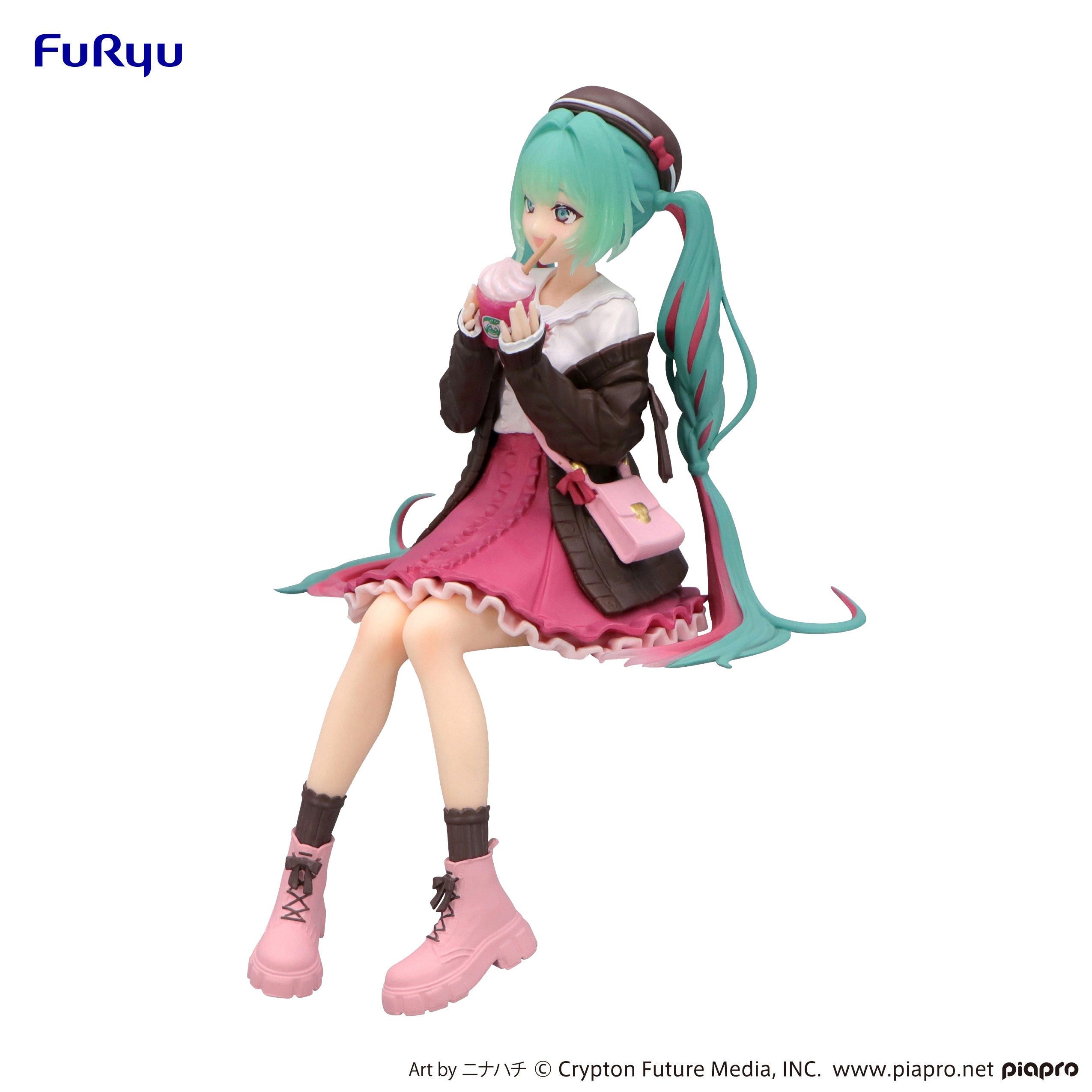 FuRyu Noodle Stopper Hatsune Miku Autumn Date Pink Color Version Secondary image