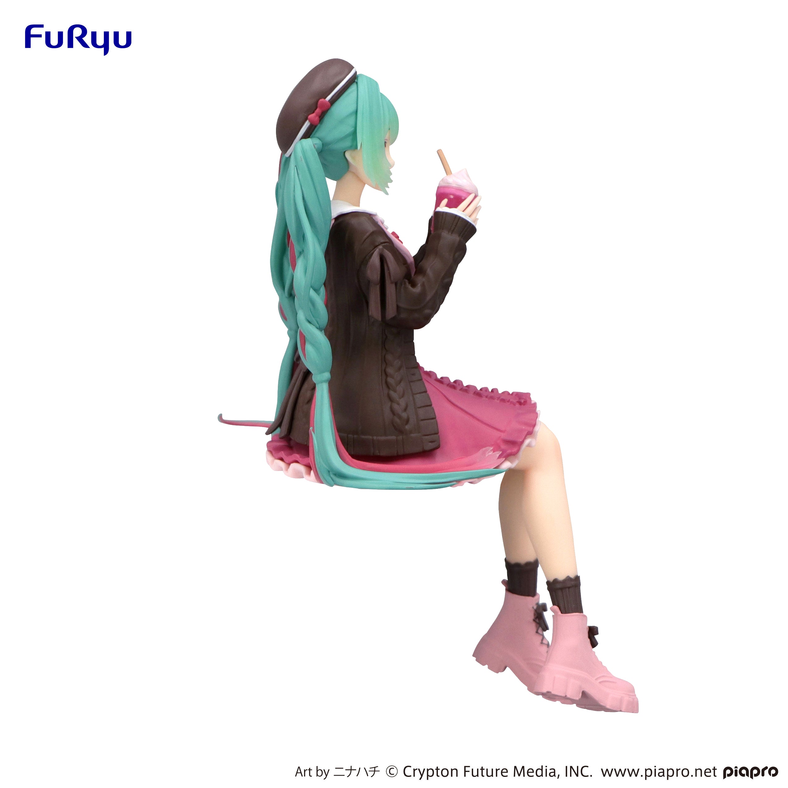 FuRyu Noodle Stopper Hatsune Miku Autumn Date Pink Color Version