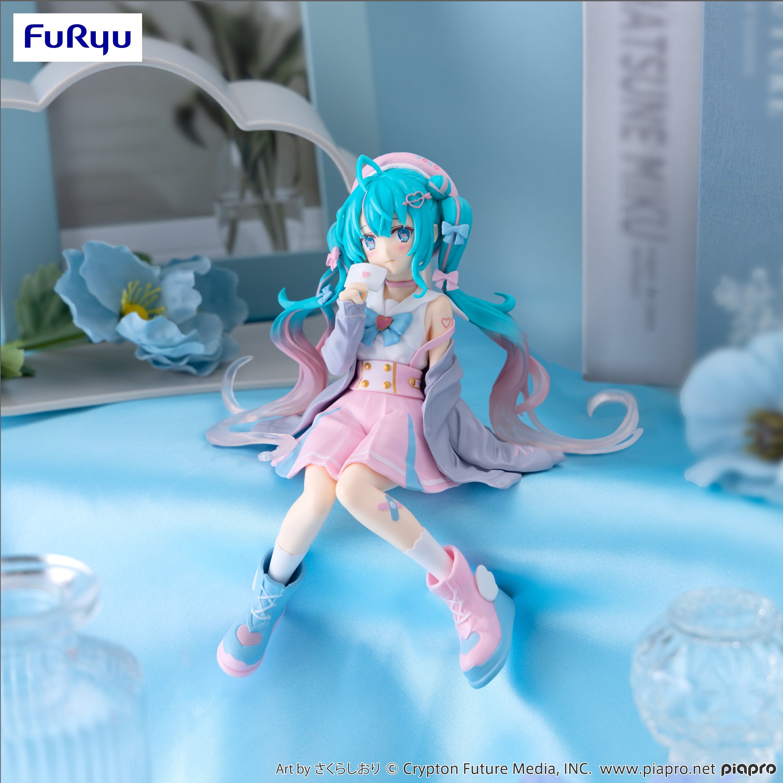 FuRyu Noodle Stopper Hatsune Miku ove Sailor Grey Color Version