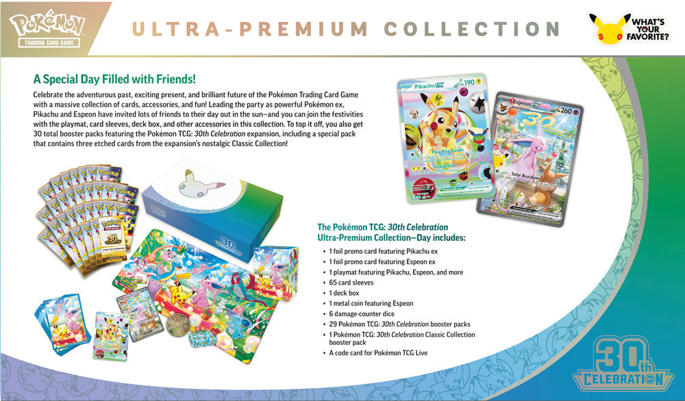 [Pre-Order] Pokémon TCG: 30th Celebration Ultra Premium Collection Day/Night