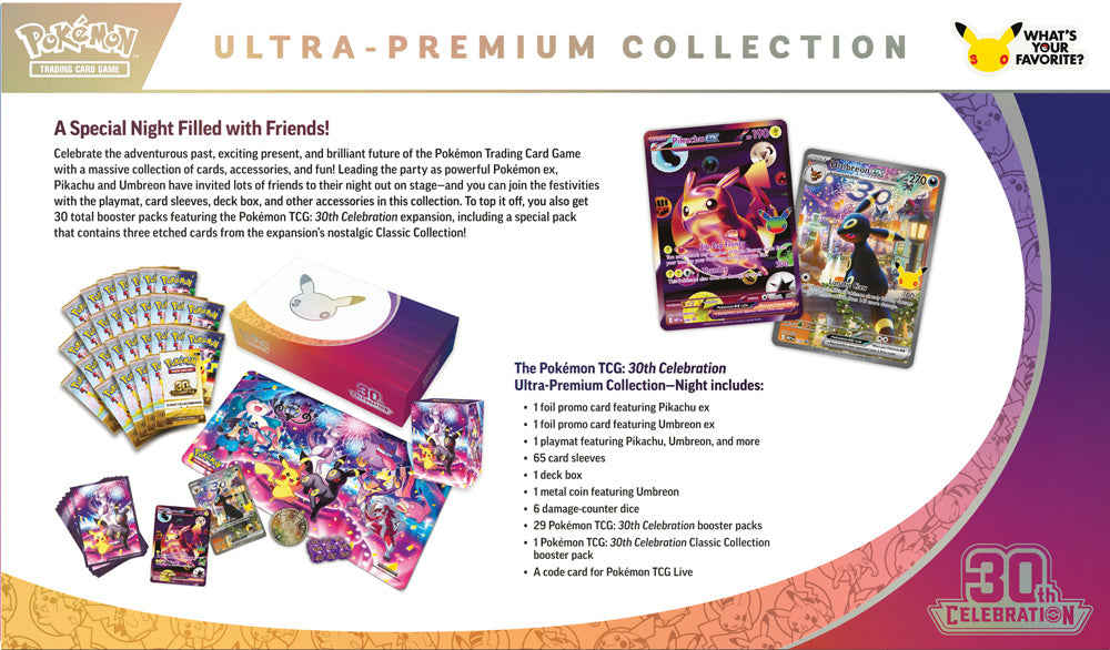 [Pre-Order] Pokémon TCG: 30th Celebration Ultra Premium Collection Day/Night