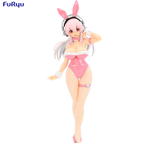 FuRyu BiCute Super Sonico Bunnies Figure Pink Version Main image