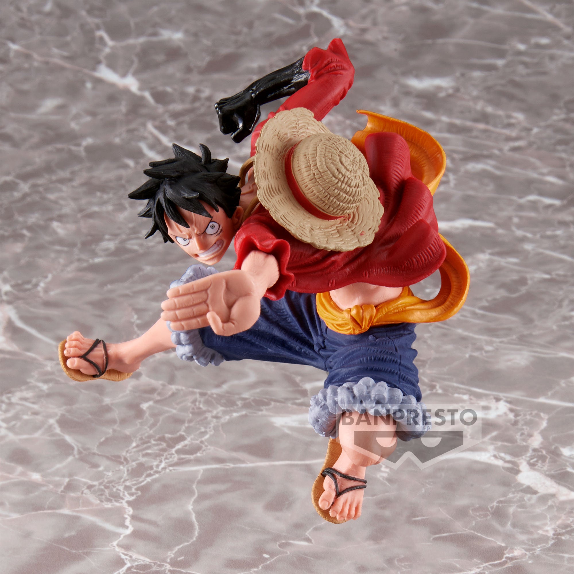 Banpresto Onepiece Scultures Big Banpresto Figure Colosseum 4 Monkey D. Luffy