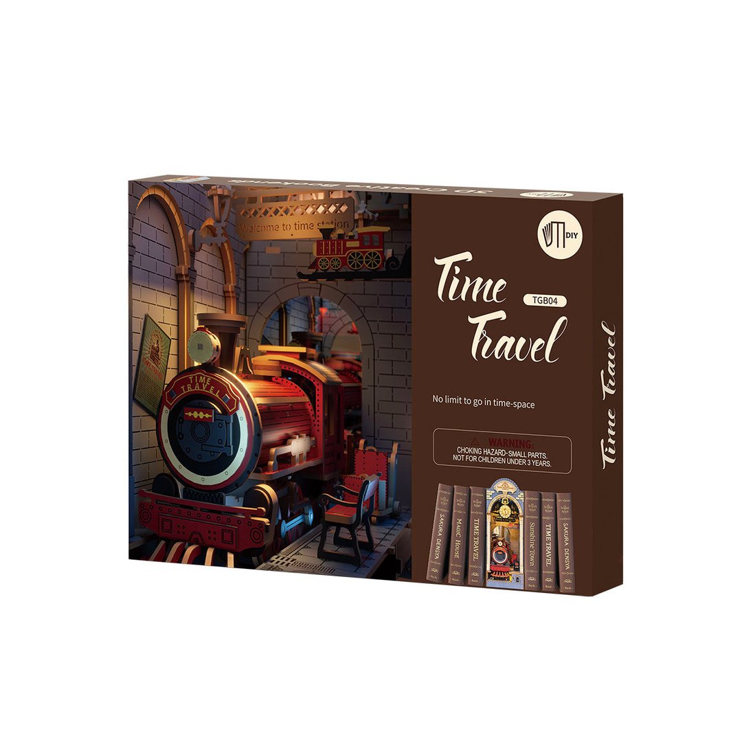 Rolife DIY Book Nook Shelf Insert Time Travel