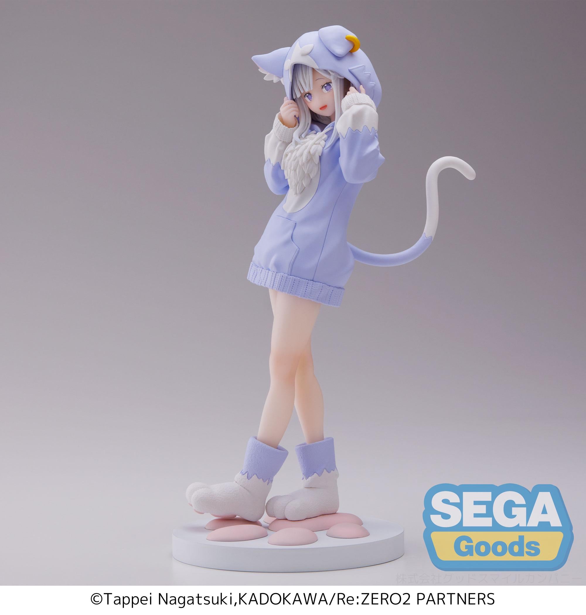 SEGA Luminasta Re:ZERO Emilia Mofumofu Puck Secondary image