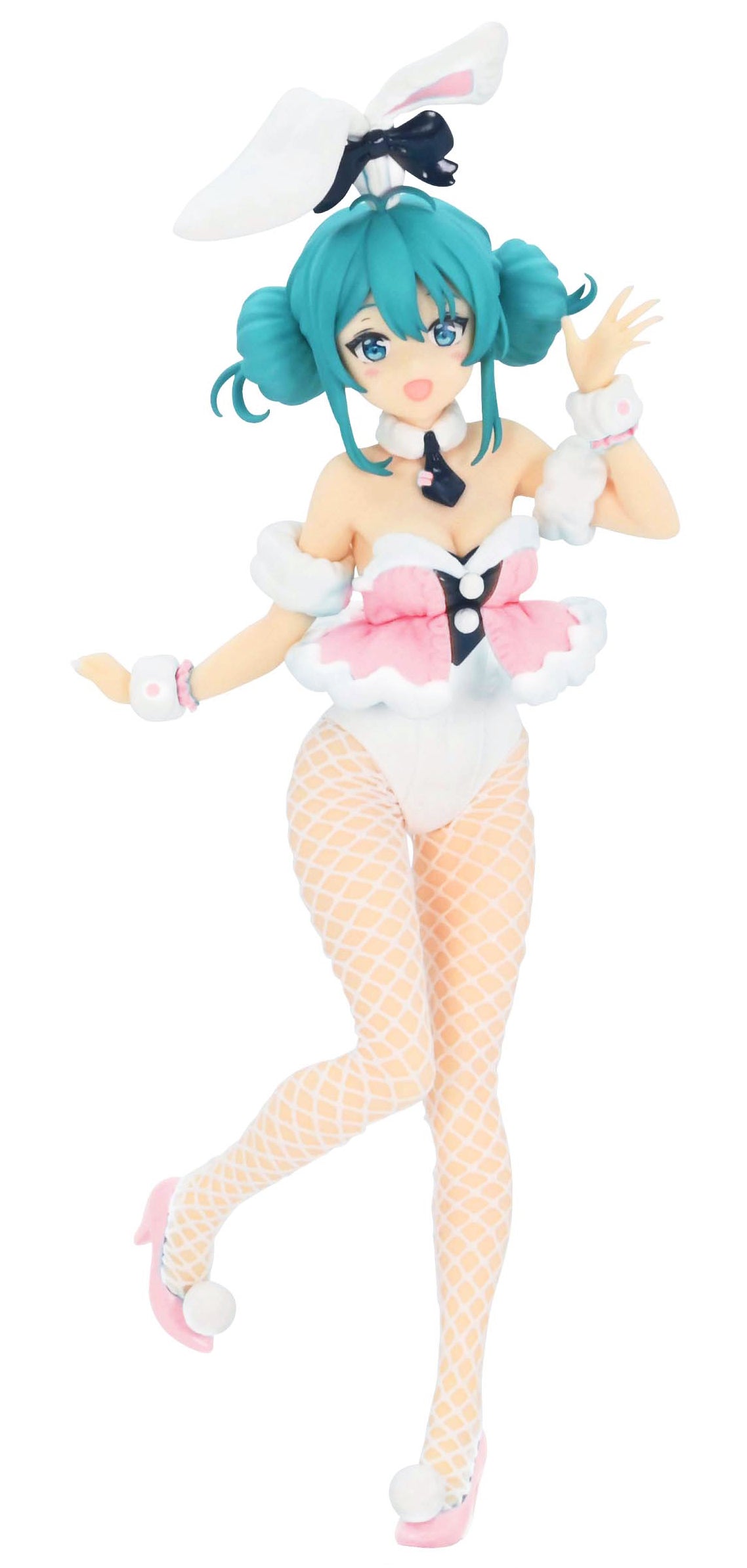 FuRyu BiCute Hatsune Miku / White Rabbit Baby Pink Version