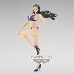 Banpresto ONE PIECE GRANDLINE GIRLS ON VACATION-NICO ROBIN-(Purple)