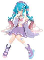 FuRyu Noodle Stopper Figure Hatsune Miku Love Sailor Purple Colour Version