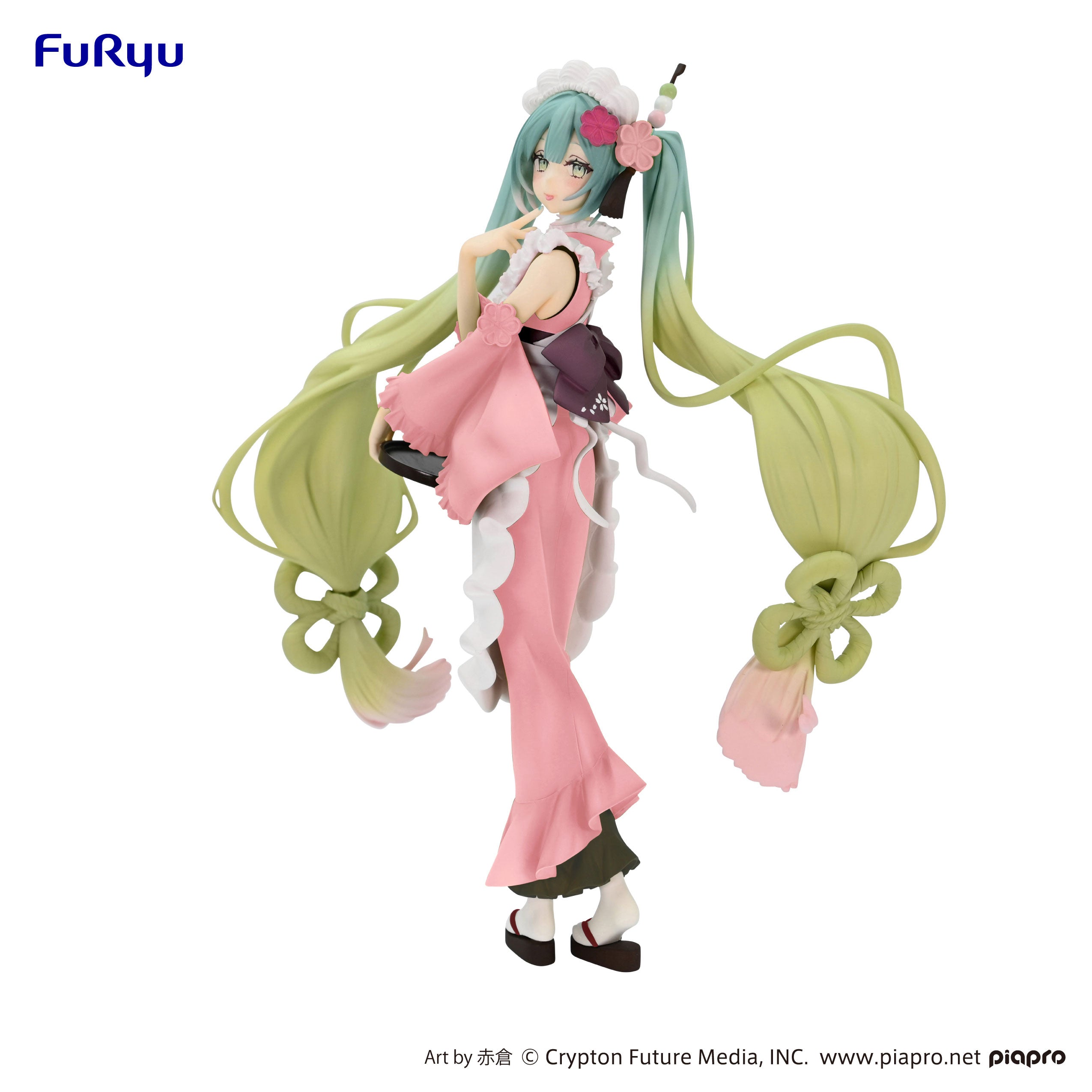 FuRyu Exceed Creative Hatsune Miku Matcha Green Tea Parfait (PINK) Secondary image
