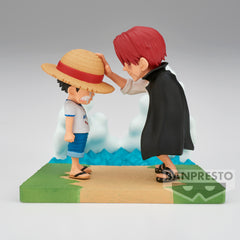 Banpresto ONE PIECE WORLD COLLECTABLE FIGURE LOG STORIES-MONKEY.D.LUFFY&SHANKS