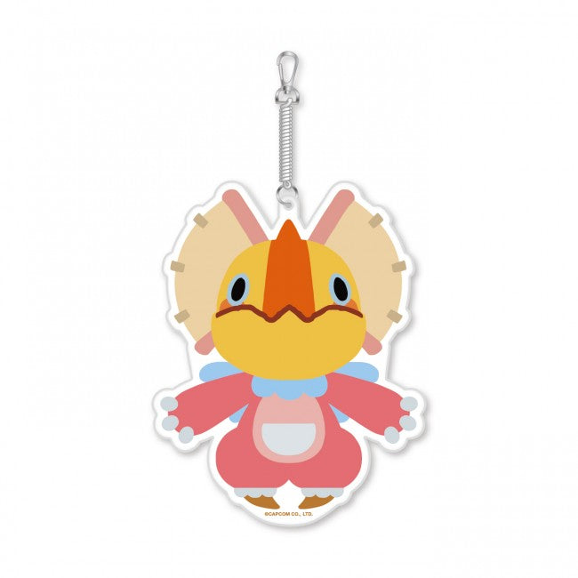 Capcom Monster Hunter X Die cut Pass Case Kut-ku Neko Main image