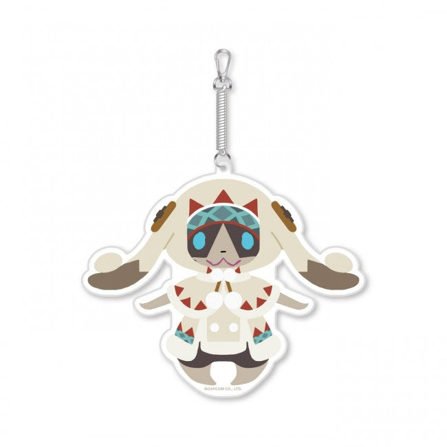 Capcom Monster Hunter X Die cut Pass Case Lagombi Neko Main image