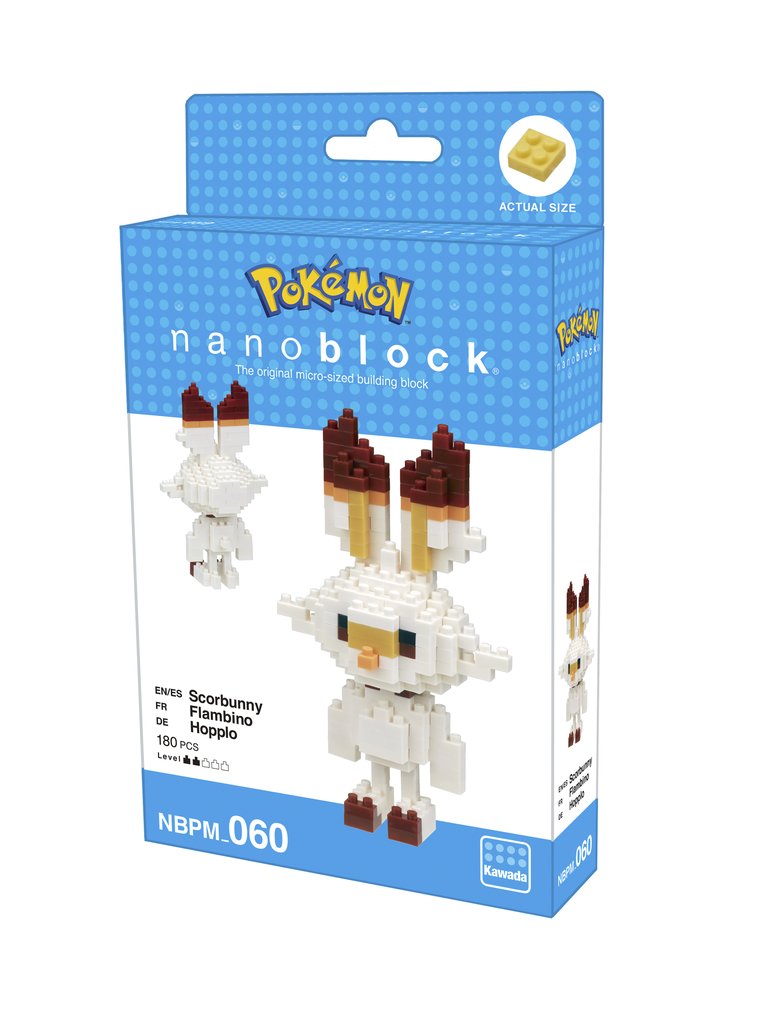 NanoBlock Pokemon SCORBUNNY Secondary image